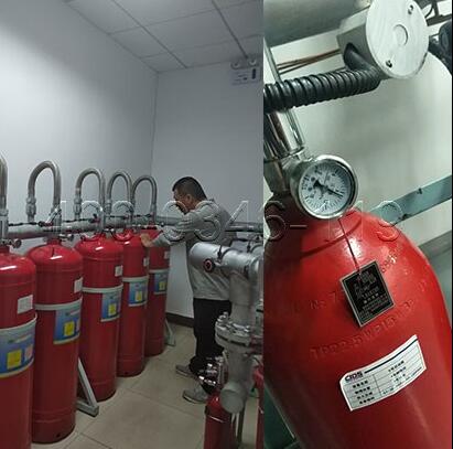 装配气体灭火设备